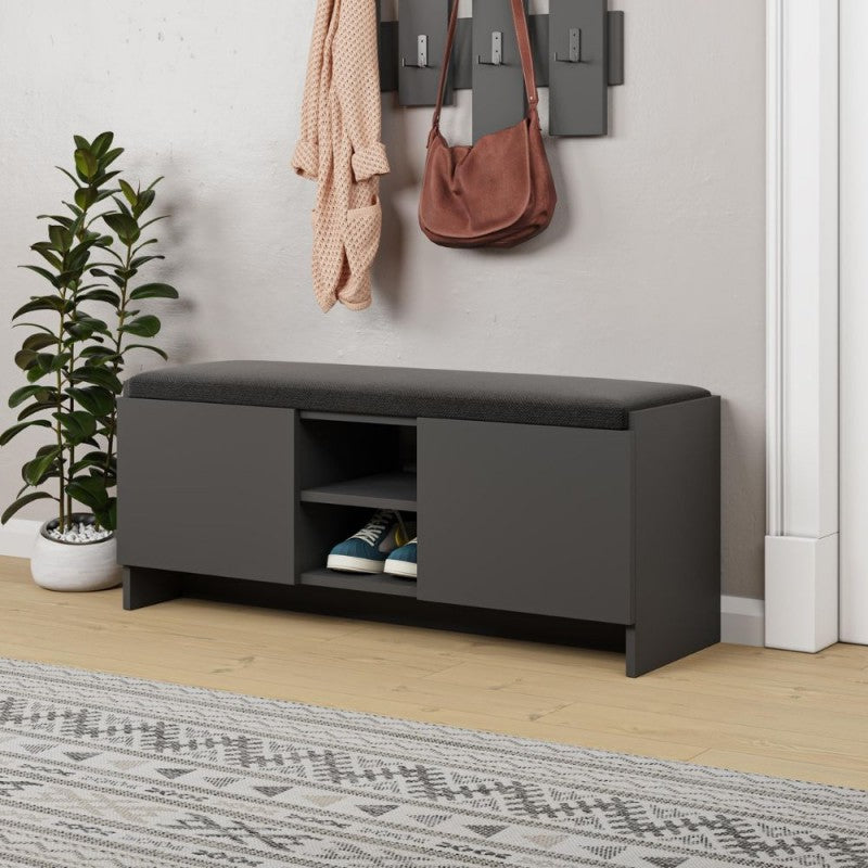 Panca scarpiera con cuscino imbottito