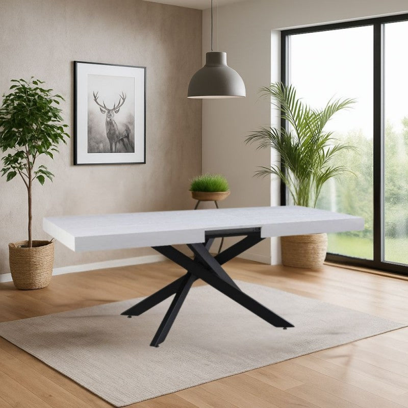 Tavolo Belinda allungabile struttura colore nero