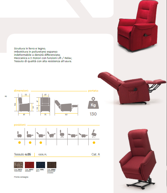 Poltrona relax K500-2