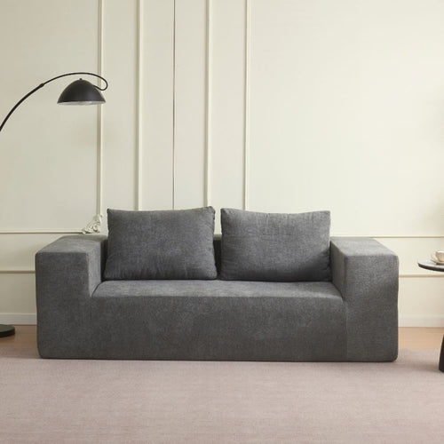 Divano Kelly imbottitura in schiuma con rivestimento in tessuto