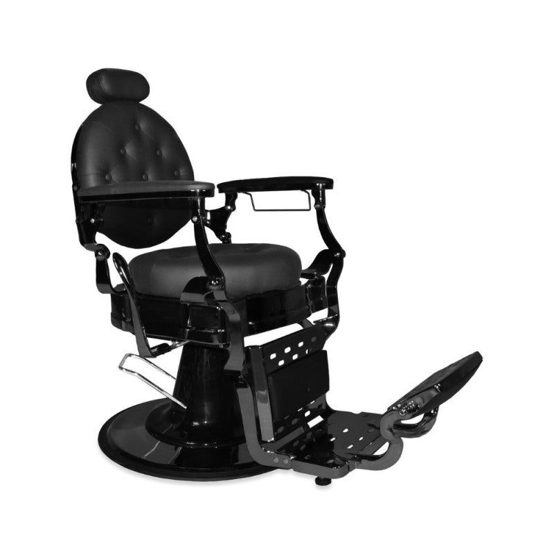 Poltrona da barbiere Ultron reclinabile in ecopelle