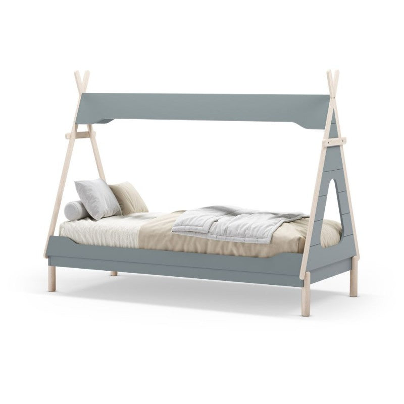 Letto a capanna Nora in legno massiccio