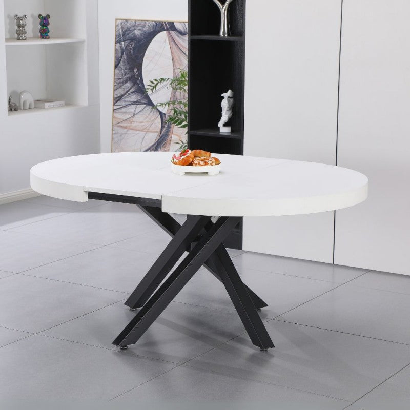 Tavolo Raven rotondo allungabile